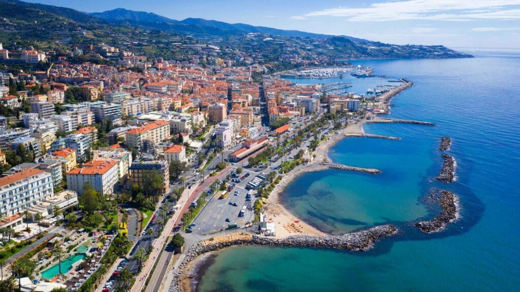 itinerario Sanremo a piedi